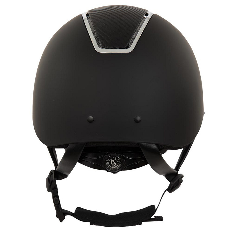 Casque d'équitation Omega Painted Noir/Chrome