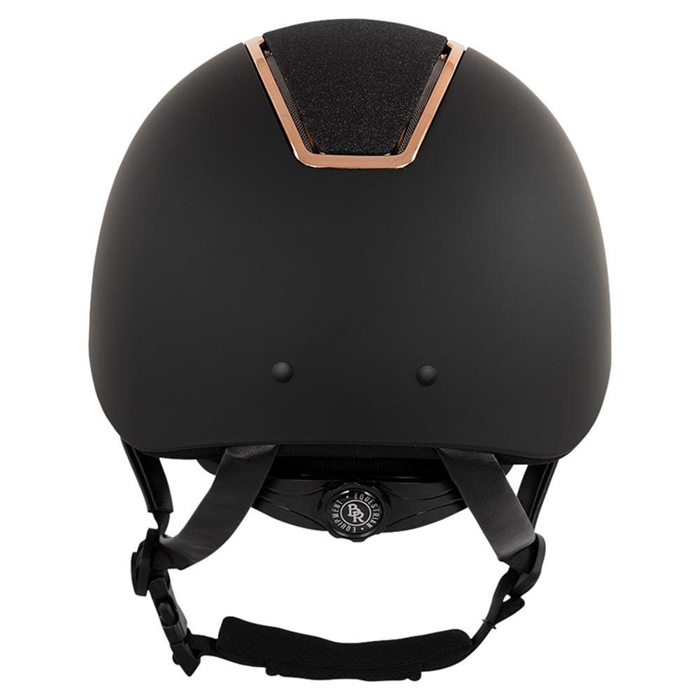 Casque d'équitation Omega Painted Glitter Noir/Roségold