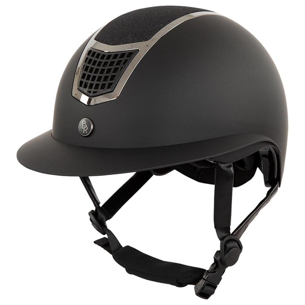 Casque d'équitation Lambda Plus Glitter Noir/Gunmetal
