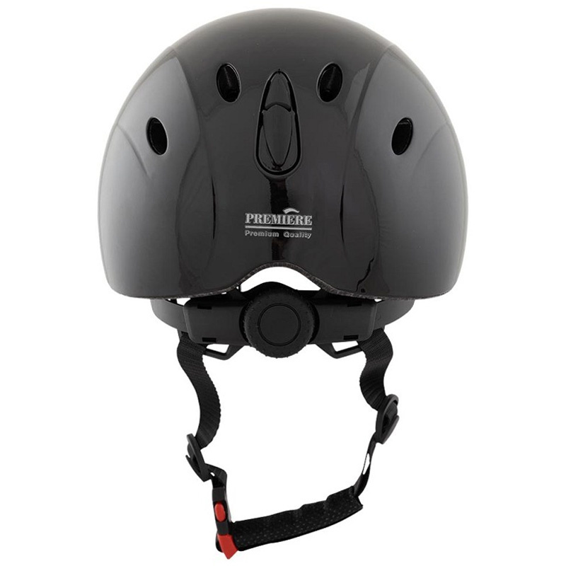 Casque d'équitation Petite Shiny Enfant/Junior Noir