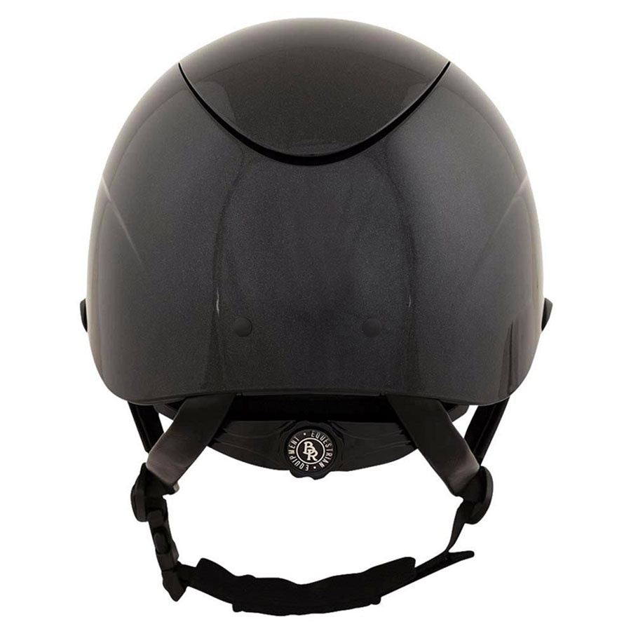 Casque d'équitation Theta Plus Glossy Noir/Gunmetal
