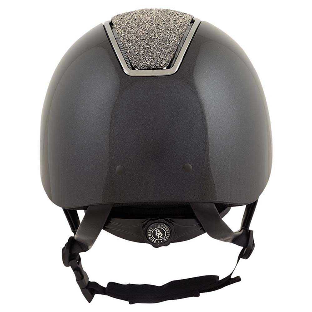 Casque d'équitation Omega Glamourous Glossy Noir/Gunmetal