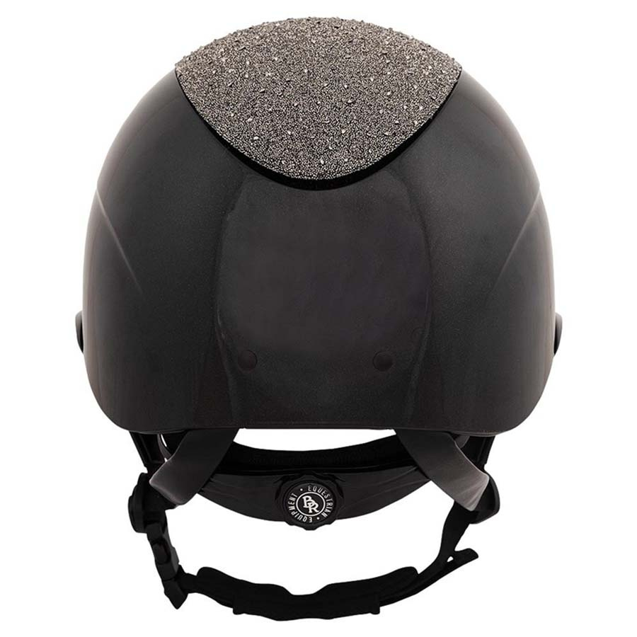 Casque d'équitation Theta Glamourous Glossy Noir/Gunmetal