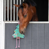 Jouet pour chevaux Sapin de Noël en Daim Vert Jouet pour chevaux Sapin de Noël en Daim Vert