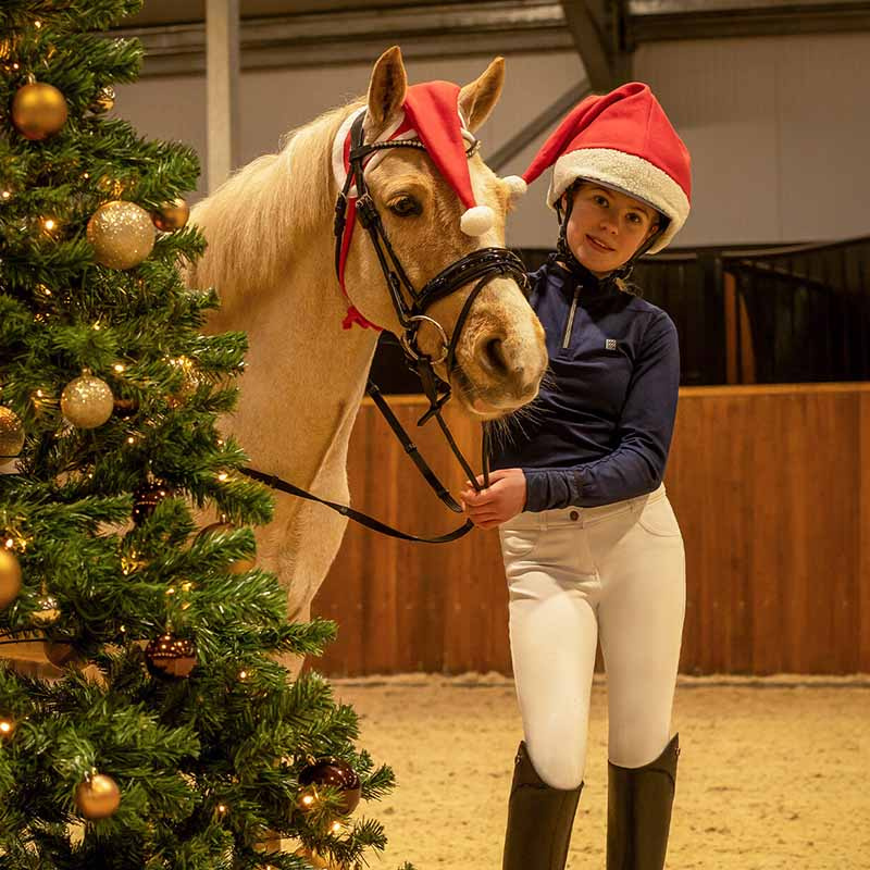 Bonnet Christmas Hat Rouge/Blanc