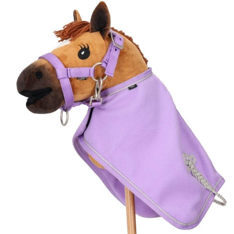 Couverture polaire pour cheval-bâton Violet