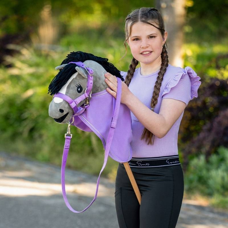 Couverture polaire pour cheval-bâton Violet