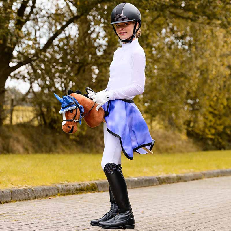 Couvertures de Marcheur pour Cheval-bâton Bleu