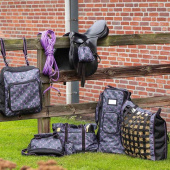 Sac à foin Slowfeeder Turnout Bows Noir Sac à foin Slowfeeder Turnout Bows Noir