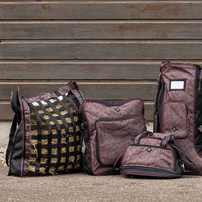 Sac à foin Slowfeeder Turnout Woods Marron