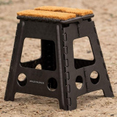 Tabouret d’écurie pliant Coconut Fibre Noir Tabouret d’écurie pliant Coconut Fibre Noir