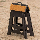 Tabouret d’écurie pliant Coconut Fibre Noir Tabouret d’écurie pliant Coconut Fibre Noir