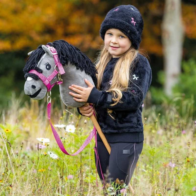 Licol et Longe pour Cheval-bâton Isalyn Rose