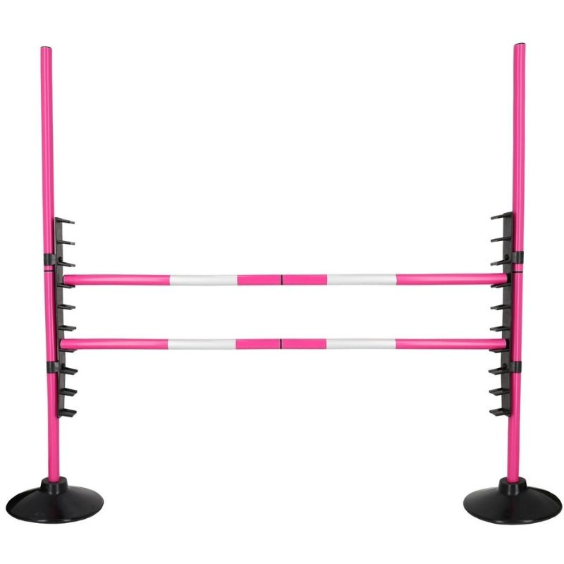 Obstacle pour cheval-bâton Rose