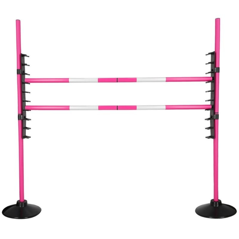 Obstacle pour cheval-bâton Rose
