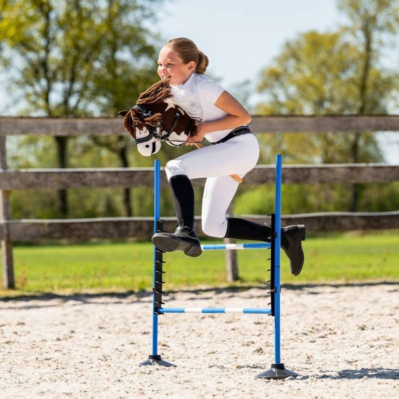 Obstacle pour cheval-bâton Bleu