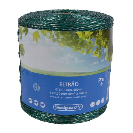 Fil Électrique 2mm Vert 500m