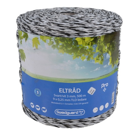 Fil Électrique 3mm Blanc/Noir 500m