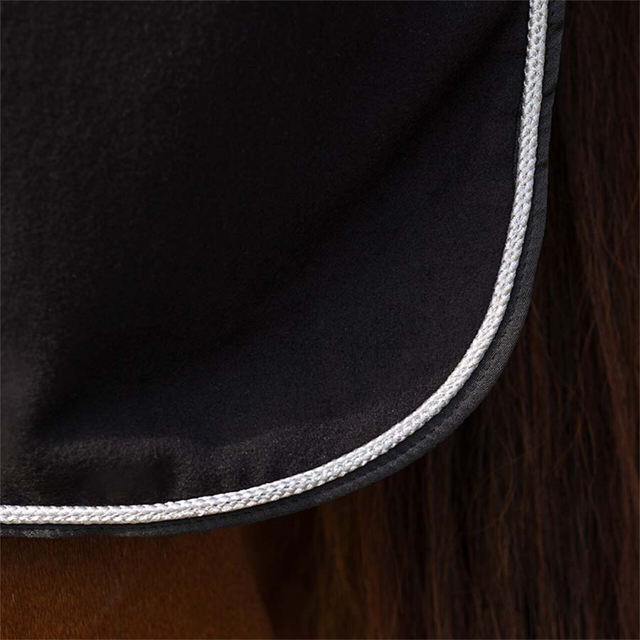 Couverture polaire Ornament Noir/Argent 
