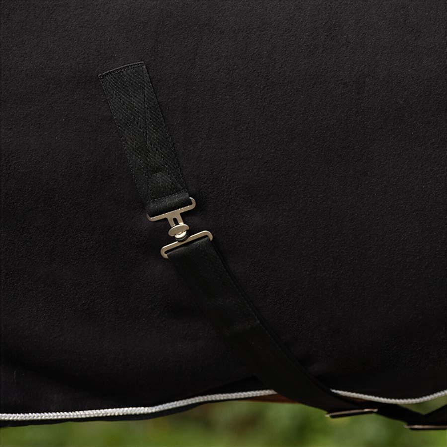 Couverture polaire Ornament Noir/Argent 