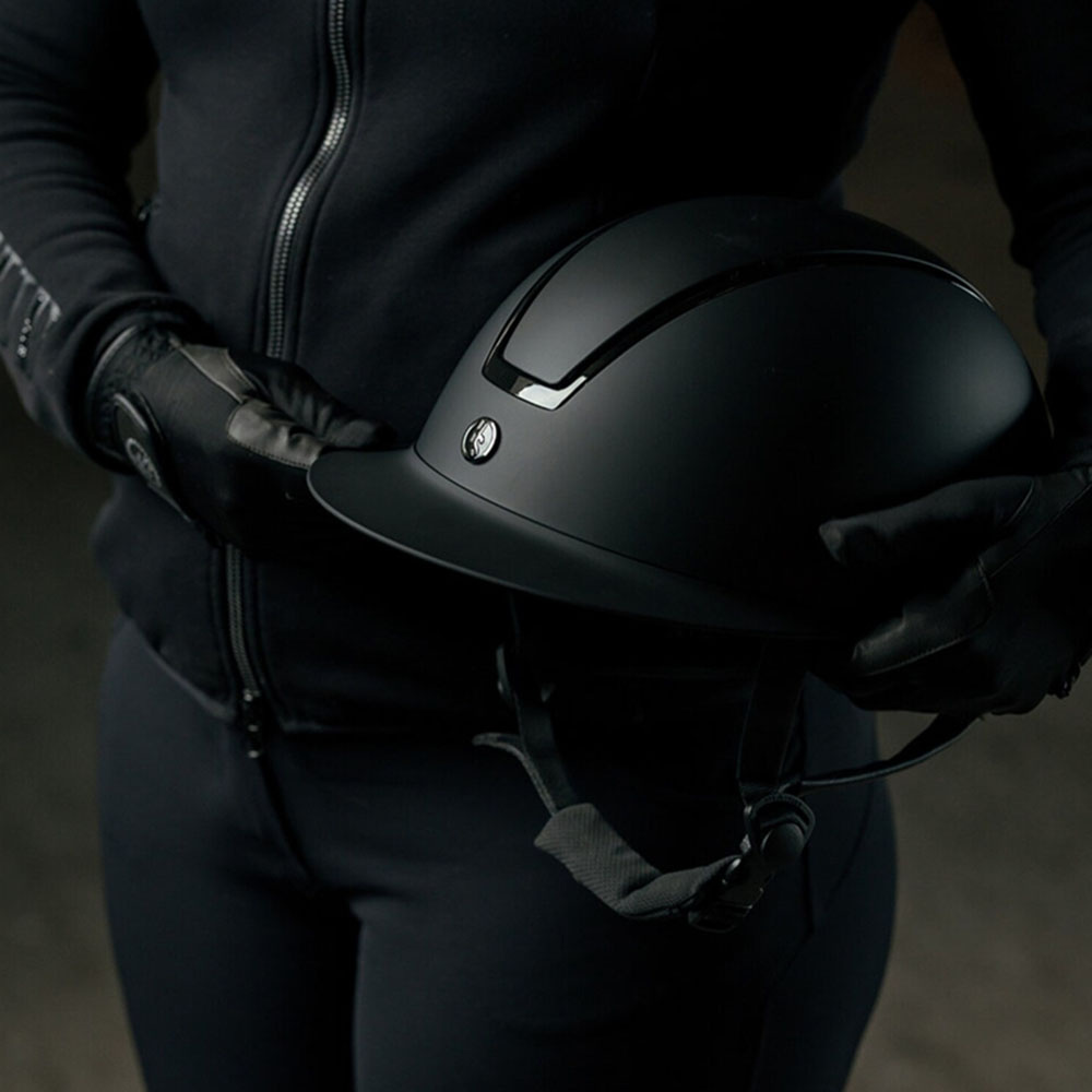 Casque d'équitation HS Vision Shadow Chrome Noir