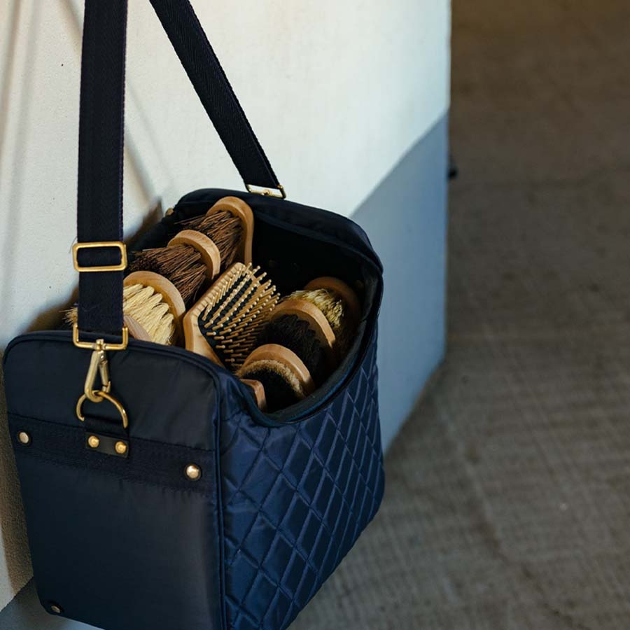 Sac de toilettage Quilted Bleu Marine