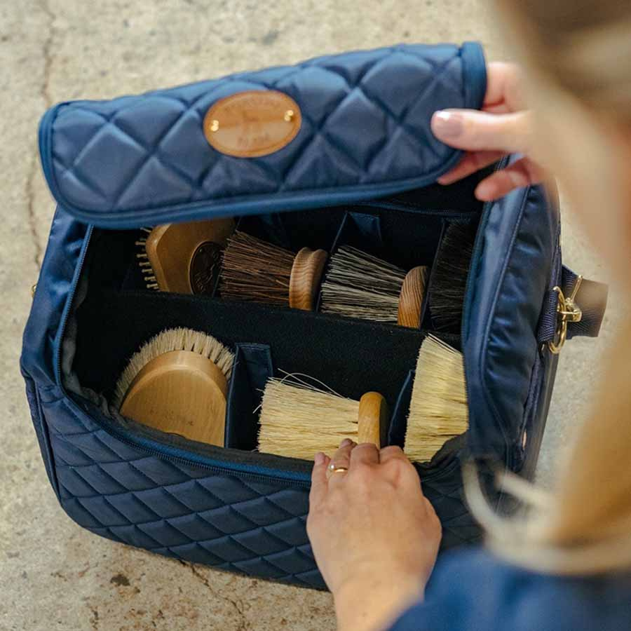 Sac de toilettage Quilted Bleu Marine