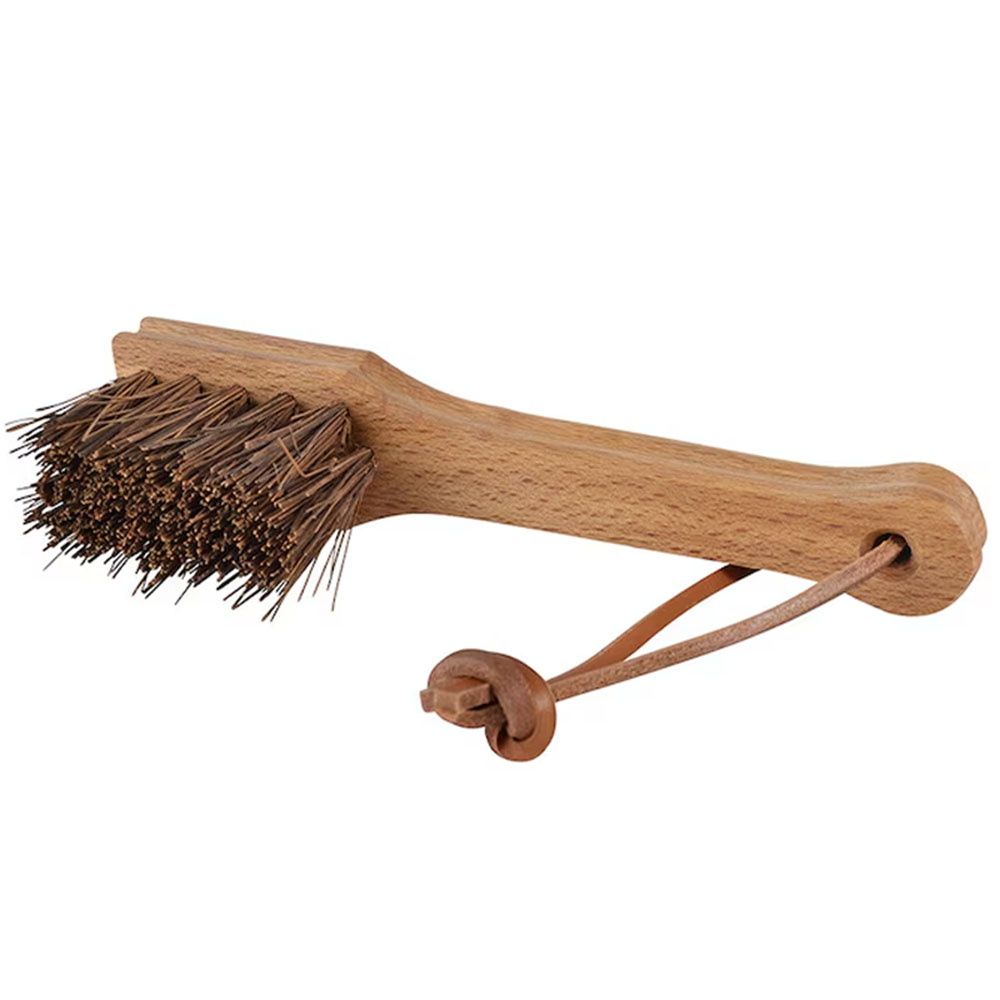 Grattoir à sabot avec brosse Bassine Marron