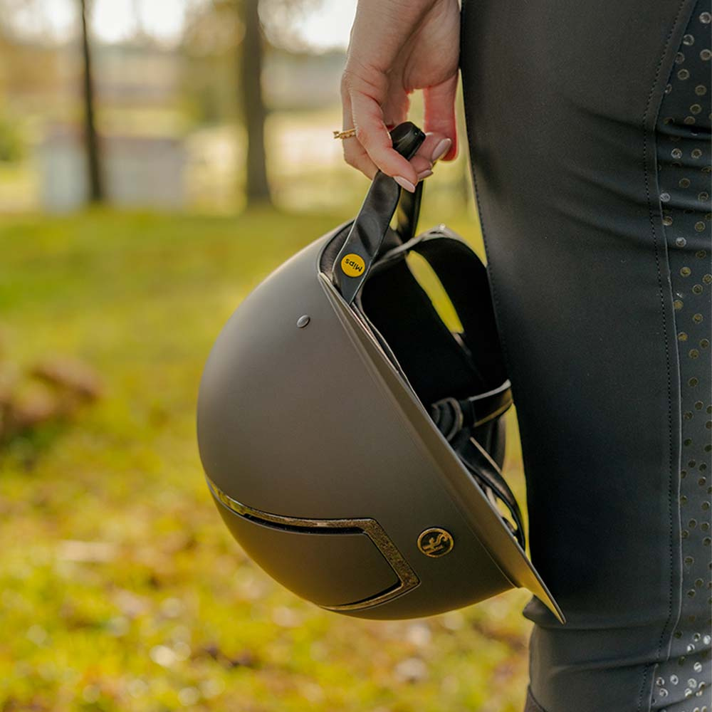Casque d'équitation HS MIPS Vision Mat Granite Noir Small