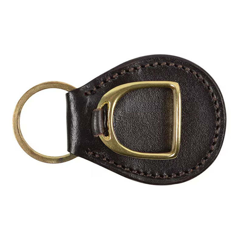 Porte-clés HS Stirrup Plate Marron/Or