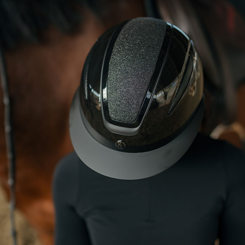 Casque d'équitation HS MIPS Air Shiny Noir