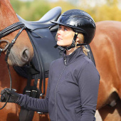 Casque d'équitation HS MIPS Air Shiny Noir Casque d'équitation HS MIPS Air Shiny Noir