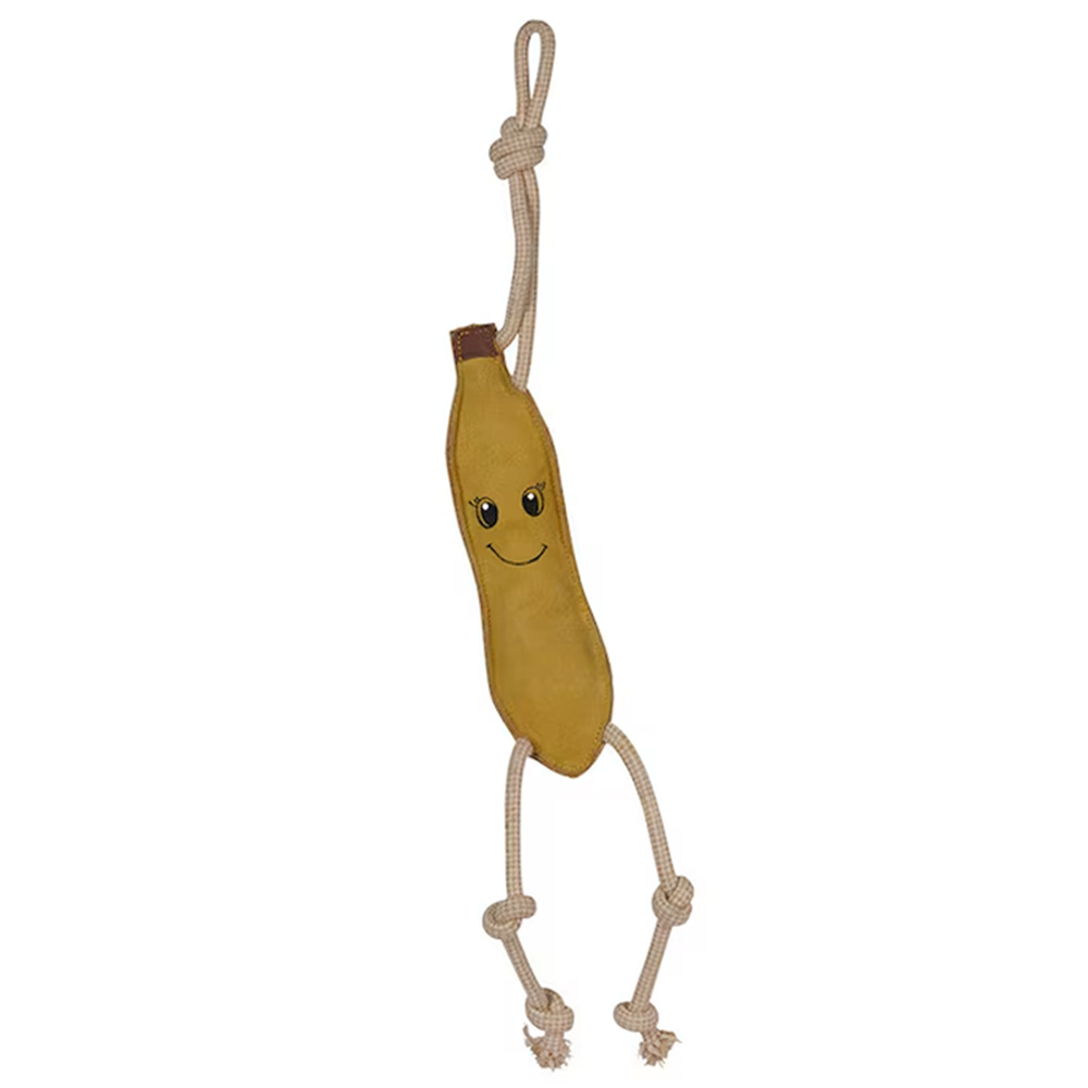 Jouet pour Cheval HS Banane en Daim Jaune 