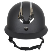 Casque d'équitation HS Victory Chrome Noir Casque d'équitation HS Victory Chrome Noir