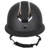 Casque d'équitation HS Victory Glimmer Noir Casque d'équitation HS Victory Glimmer Noir