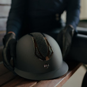 Casque d'équitation HS Victory Glimmer Noir Casque d'équitation HS Victory Glimmer Noir