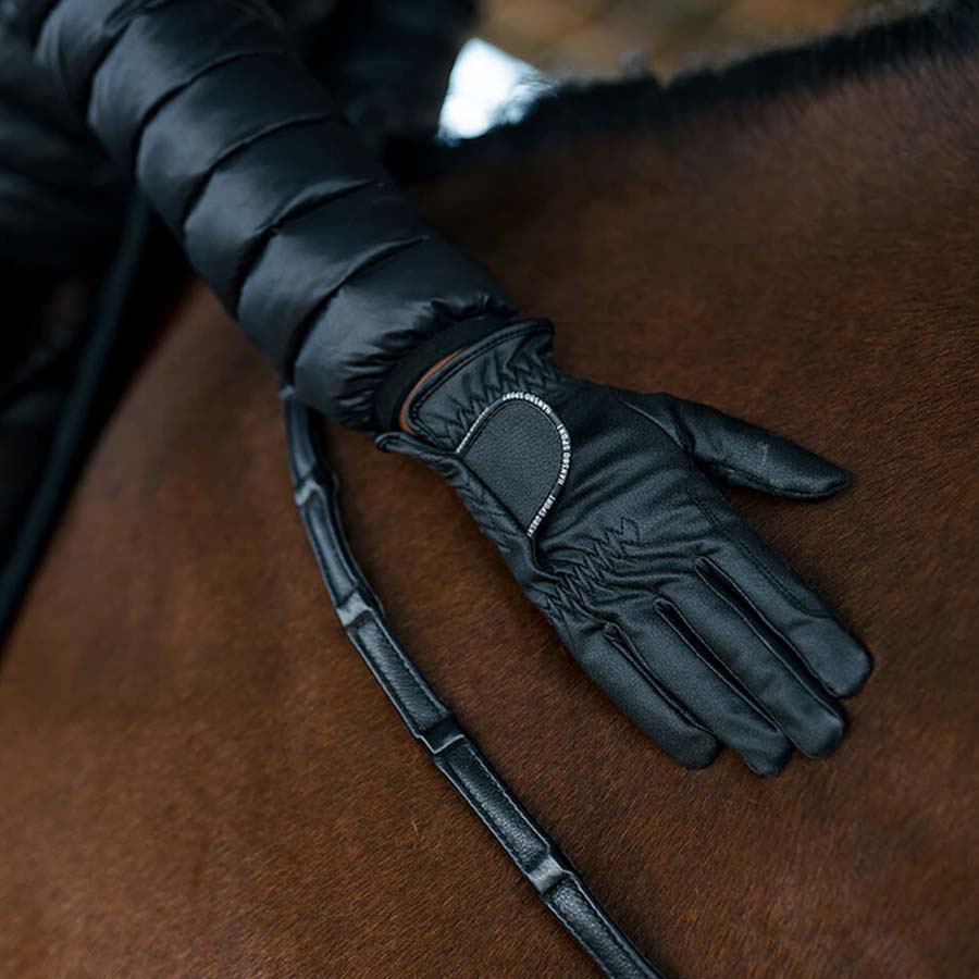 Gants d'équitation HS Winter Touch Noir