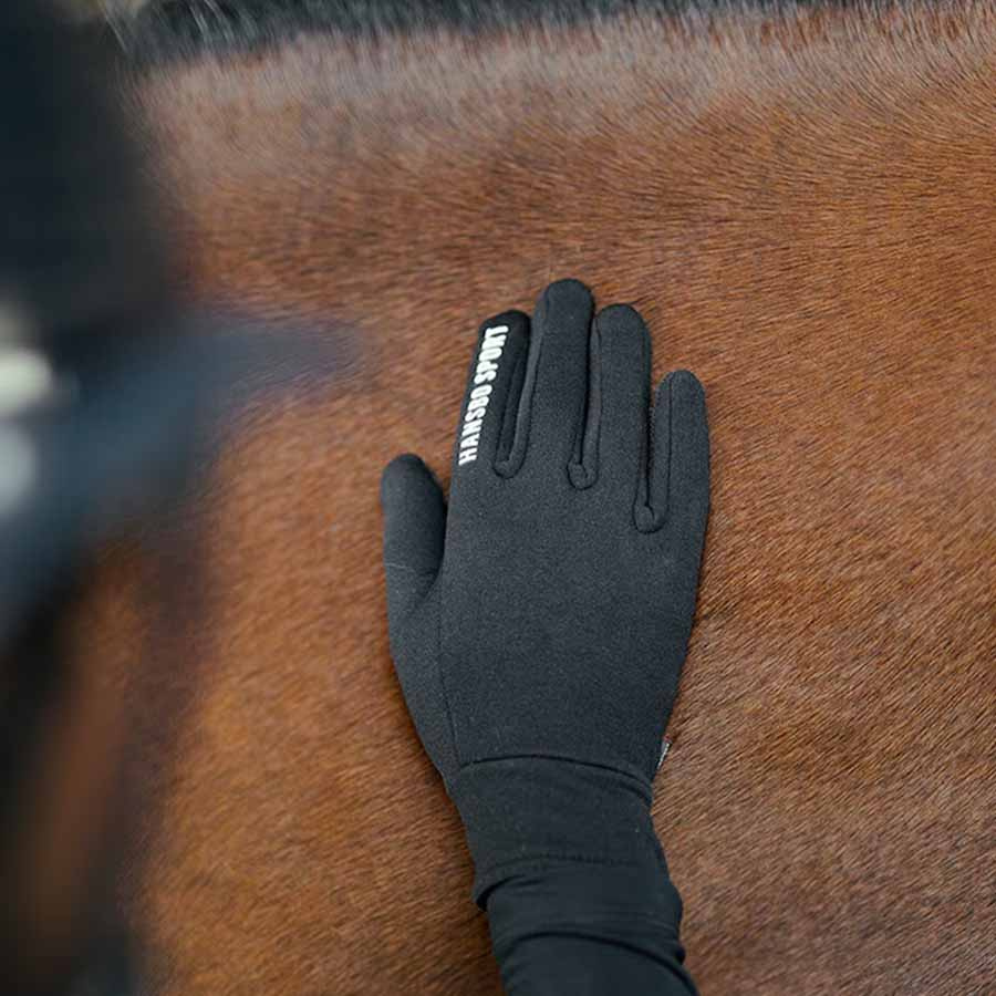 Gants d'équitation HS Polar Touch Noir