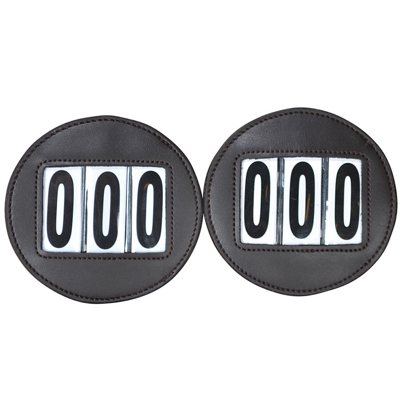 Étiquette numérotée HS Vegan Leather 2-pack Marron