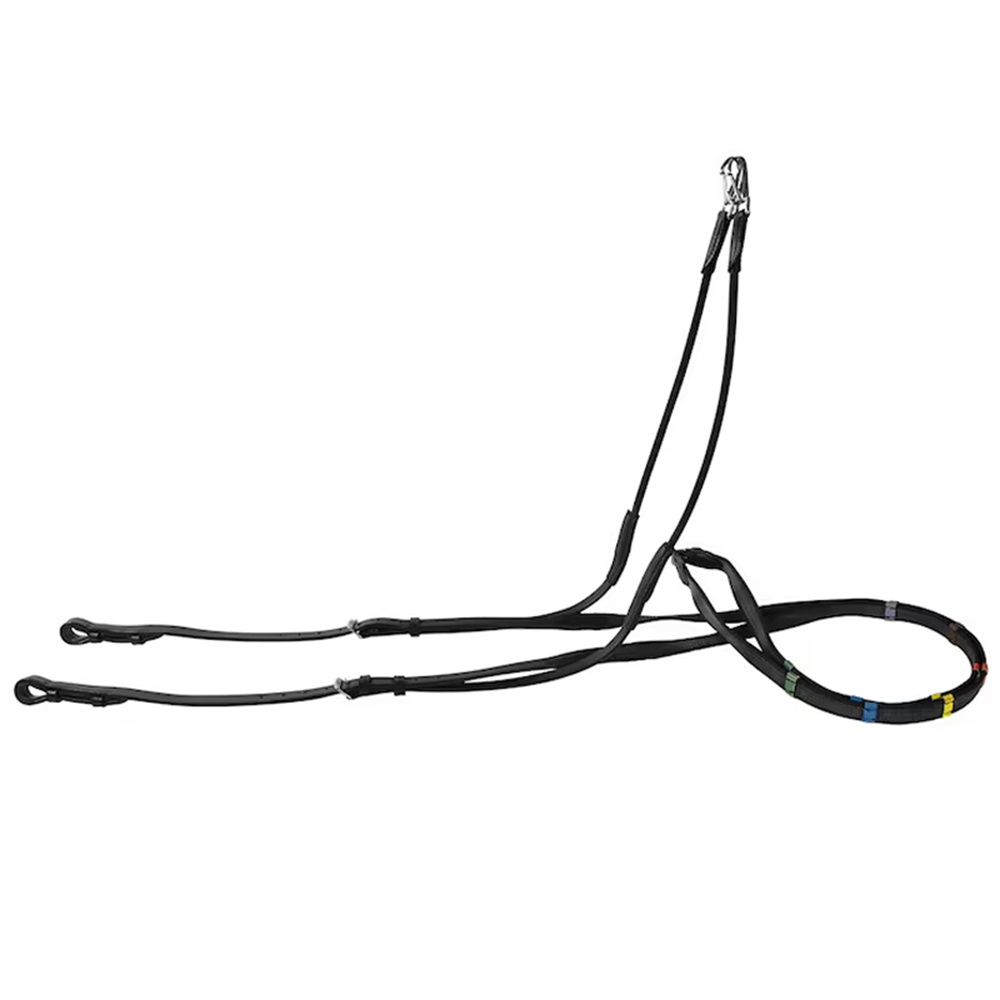 Rênes allemandes HS BalanceBuddy Noir