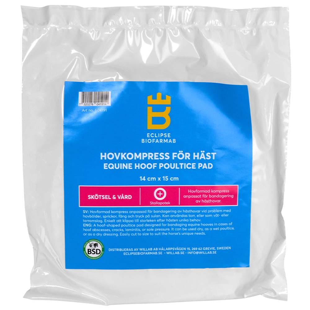 Compresse pour sabot de cheval 3-pack 14x15cm