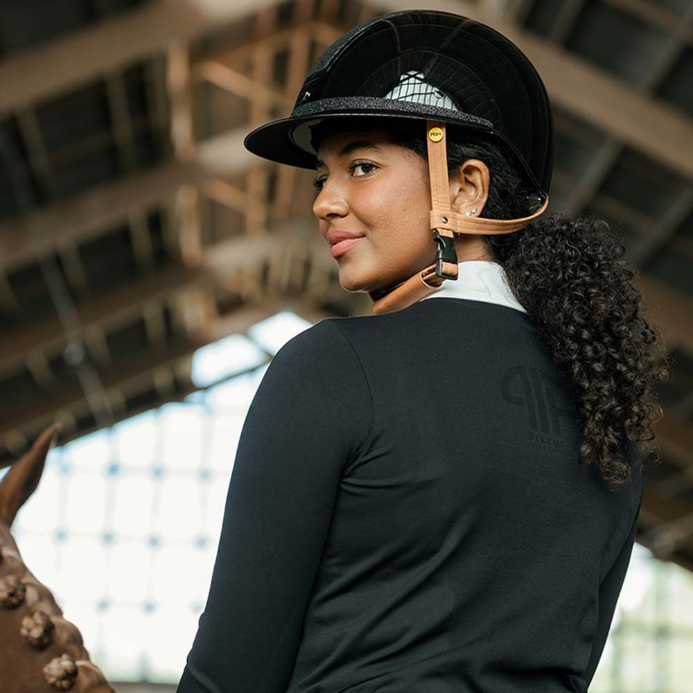 Casque d'équitation HS MIPS Vision Shiny Star Noir