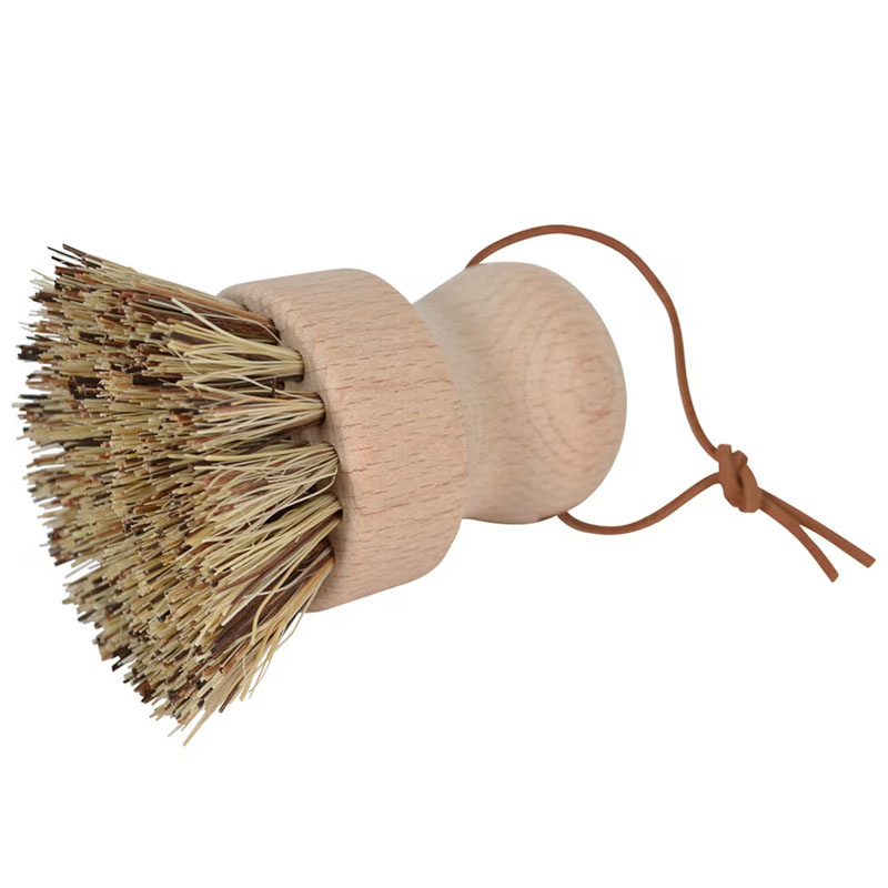 Brosse à sabot ronde Marron