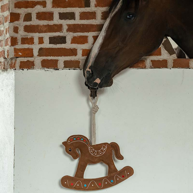 Jouet pour Cheval HS Cheval en Pain d'Épices en Daim