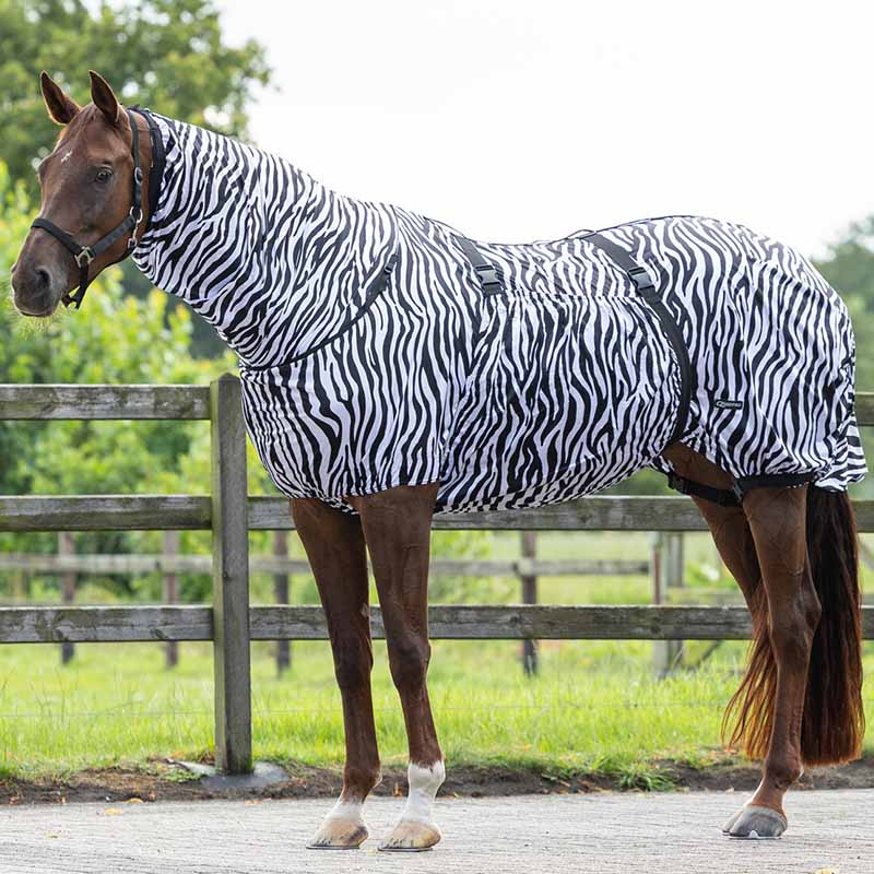 Couverture anti-eczéma UV-Resistant Zebra Noir/Blanc