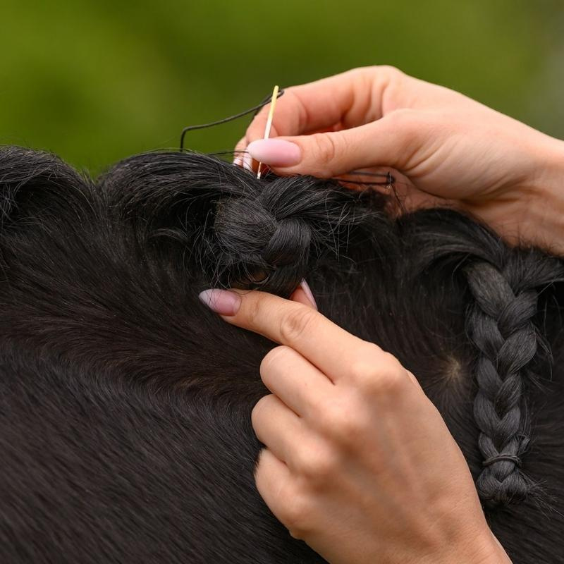 Kit de tressage crinière Noir