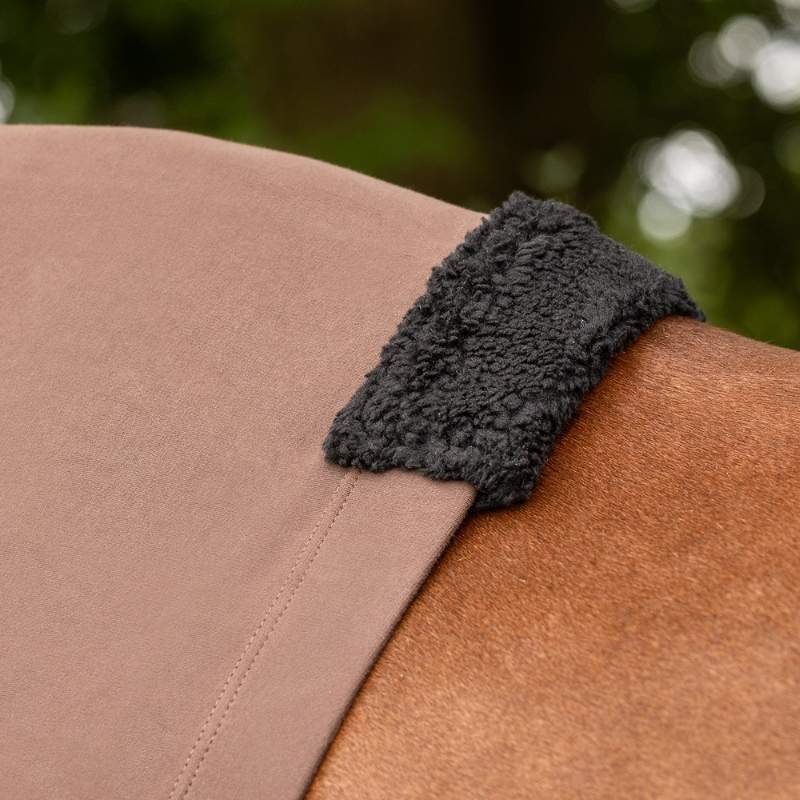 Protège-cou anti-démangeaisons Elastic Marron