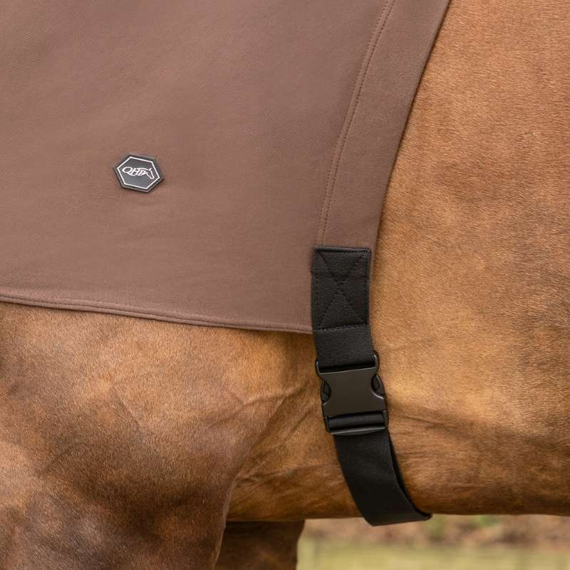 Protège-cou anti-démangeaisons Elastic Marron