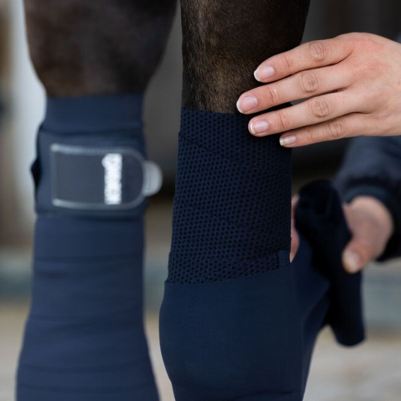 Bandages Softshell Mesh Bleu Marine