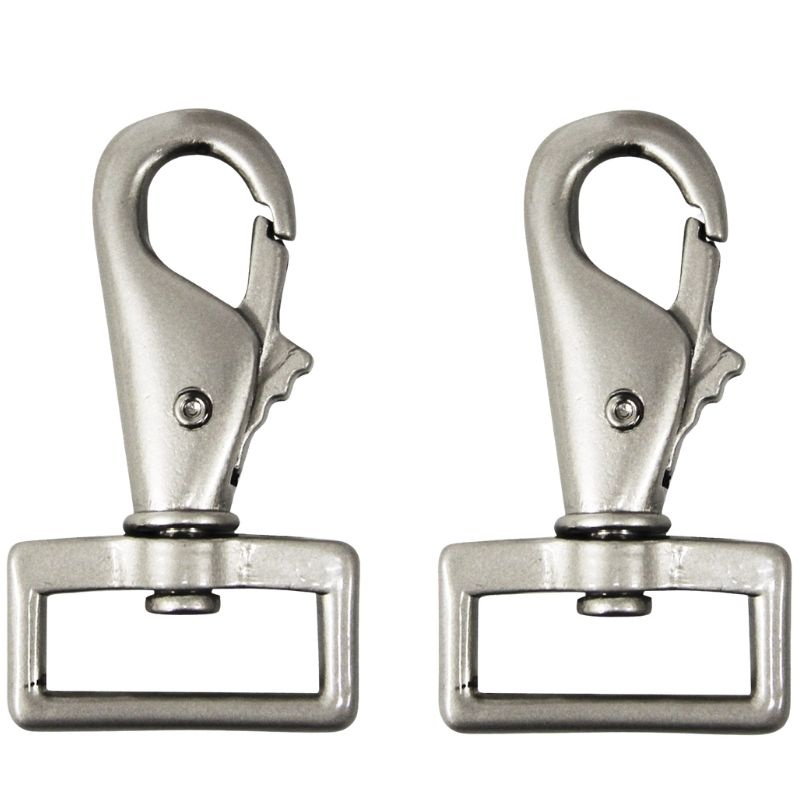 Boucles pour couvertures pour cheval Carabiner Argent